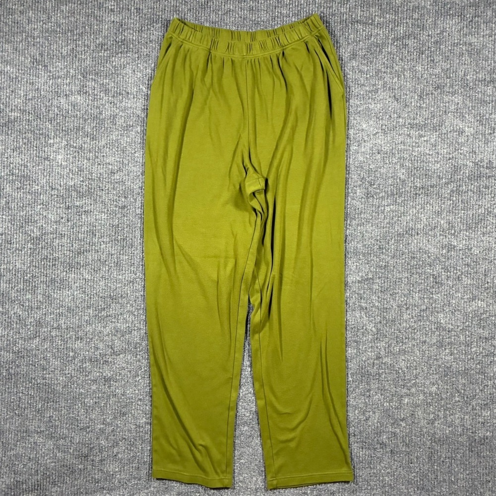 Roaman's Womens‎ Lounge Pants Size 18/20 Tall Green Elastic Waist Pull On
